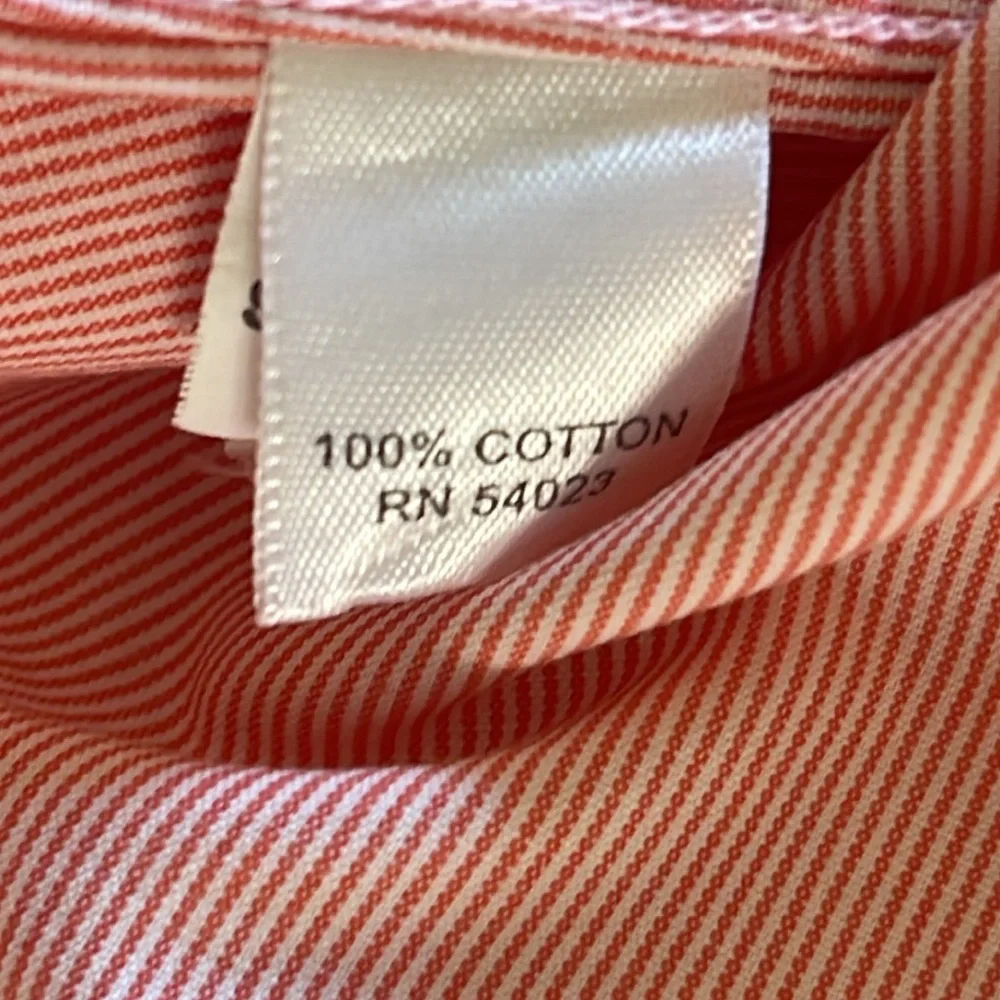 Banana Republic   Men's   Short Sleeve Cotton   Button Down Slim Fit 17-17 1/2